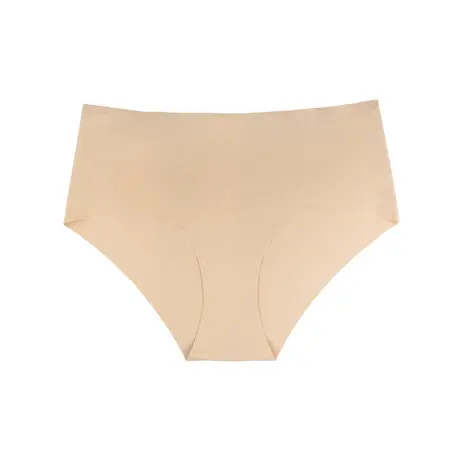 Bye Bra Invisible High Brief 2-Pack Cotton Gusset Nude & Black XXL