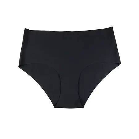 Bye Bra Invisible High Brief 2-Pack Nude & Black, Seamless Medium