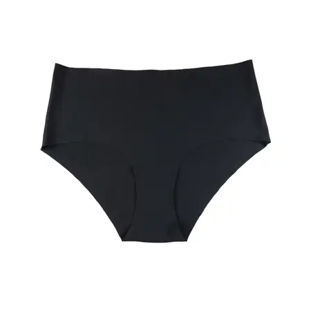 Bye Bra Invisible High Briefs 2-Pack Nude & Black Size S Seamless Comfort