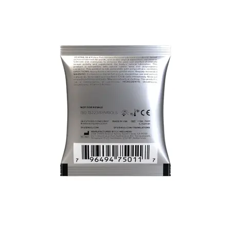 System JO Xtra Silky Lubricant Sachet 5 ml - Ultra-Smooth Formula