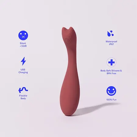 The Oh Collective Kit Coral Flexible Multi-Speed Intimate Massager