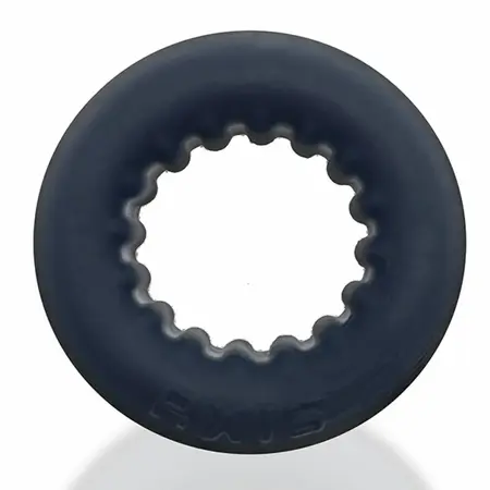 Oxballs Axis Rib Griphold Comfort Ring Black Ice 5cm Plus+Silicone