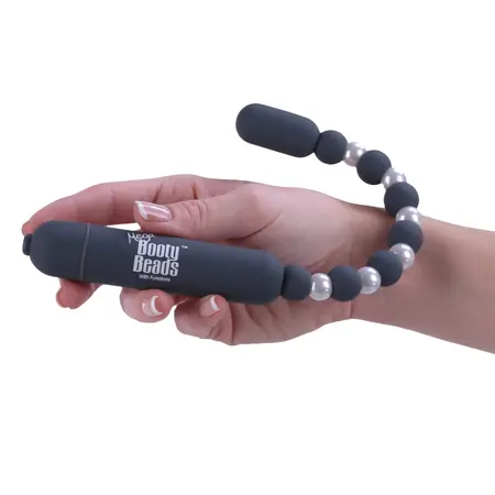 PowerBullet Mega Booty Beads Grey - Flexible Vibrating Bead System