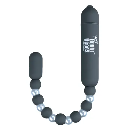 PowerBullet Mega Booty Beads Grey - Flexible Vibrating Bead System