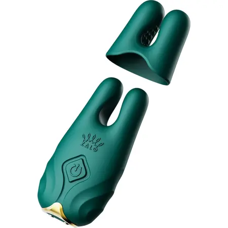 ZALO Nave Turquoise Green - Wireless Vibrating Nipple System, App Control