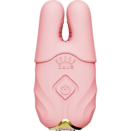 ZALO Nave Coral Pink - Dual Motor Vibrating Clamp Set with Remote & App