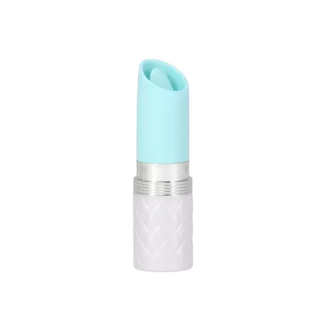 Pillow Talk Lusty Compact Teal Stimulation Device with Swarovski Crystal