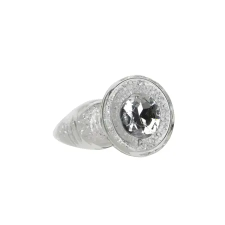Pillow Talk Fancy Glass Plug with Gem Base & PowerBullet Set, 10 cm