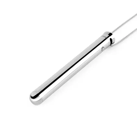 Le Wand Vibrating Necklace Silver - Discreet Jewelry-Style Massager 26''