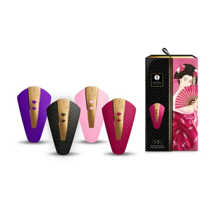 Shunga Obi Black - Compact Intimate Massager for Targeted Relaxation