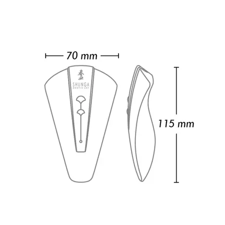 Shunga Obi Black - Compact Intimate Massager for Targeted Relaxation