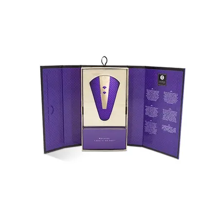 Shunga Obi Purple Compact Vibrating Massager, Ergonomic Silicone Design