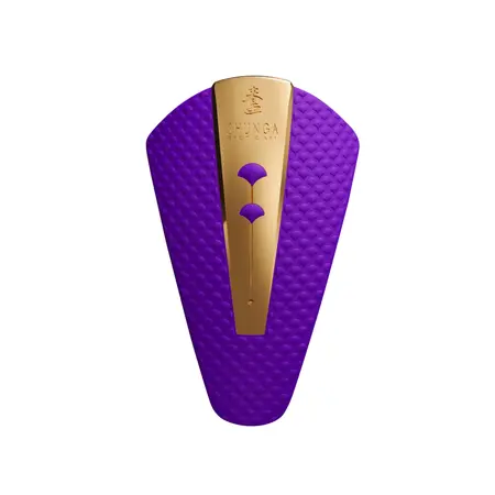 Shunga Obi Purple Compact Vibrating Massager, Ergonomic Silicone Design