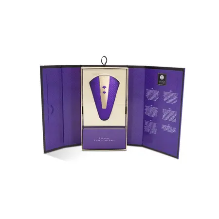 Shunga Obi Purple Compact Vibrating Massager, Ergonomic Silicone Design