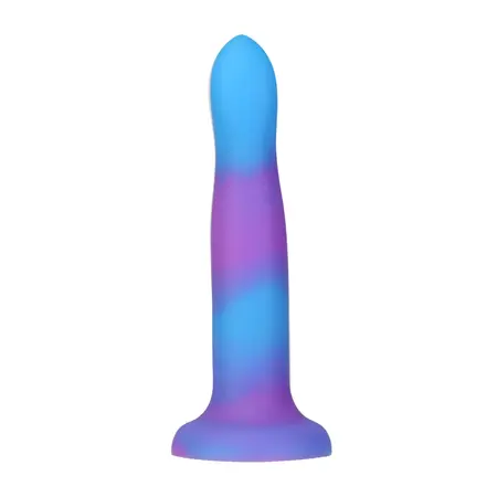 Addiction Rave Bendable Silicone Model Blue/Purple 20cm with PowerBullet