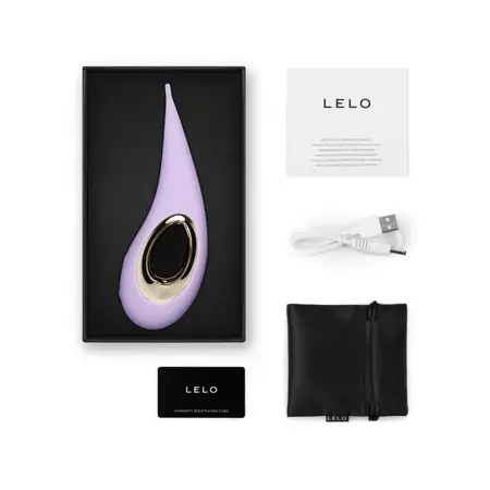 LELO DOT Lilac Precision Elliptical Intimate Device, Waterproof, 8 Modes