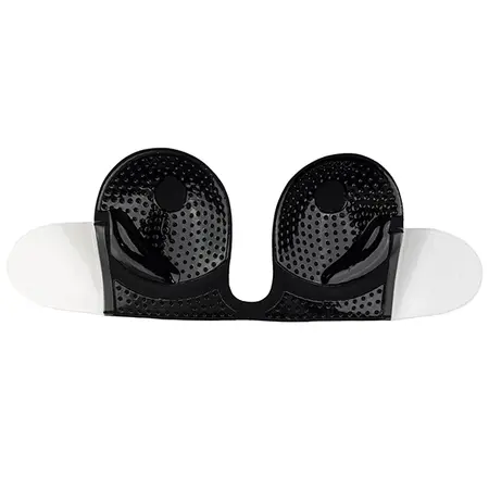 Bye Bra Seamless U-Style Adhesive Bra Cup C Black - Strapless Solution