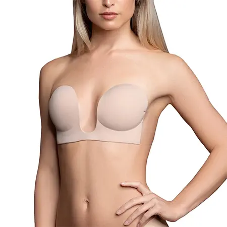 Bye Bra Seamless U-Style Bra Cup E Nude - Invisible Backless Support
