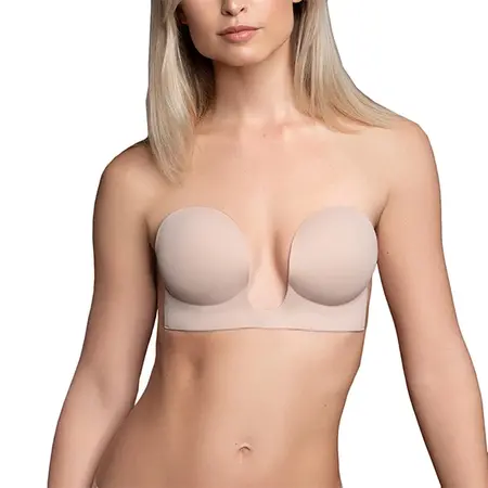 Bye Bra Seamless U-Style Nude Bra Cup A - Invisible Strapless Solution