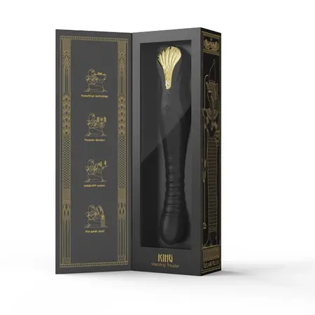ZALO King Obsidian Black PowerThrust App-Controlled Intimate Device