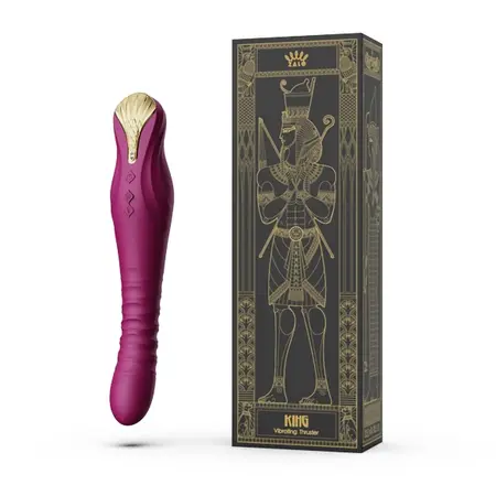 ZALO King Velvet Purple Intimate Machine with PowerThrust & App Control
