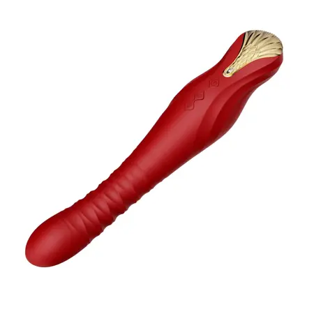 ZALO King Wine Red Intimate Machine with PowerThrust & App Control