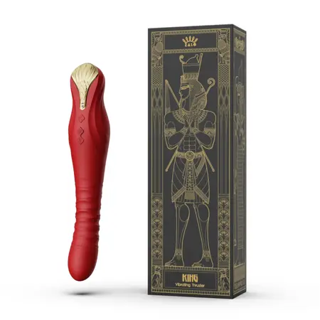 ZALO King Wine Red Intimate Machine with PowerThrust & App Control