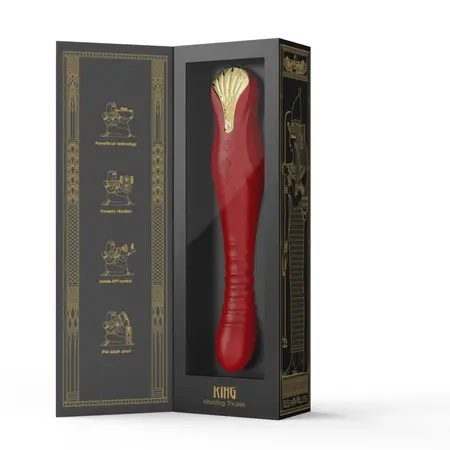 ZALO King Wine Red Intimate Machine with PowerThrust & App Control