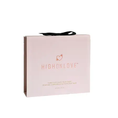 HighOnLove Dark Chocolate Body Paint with Hemp Oil 100ml