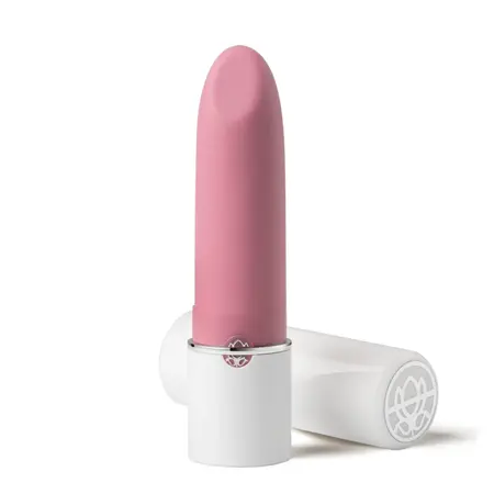 Magic Motion Lotos Compact Lipstick Massager, 7 Modes, App Control, Pink