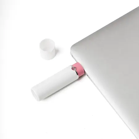 Magic Motion Lotos Compact Lipstick Massager, 7 Modes, App Control, Pink