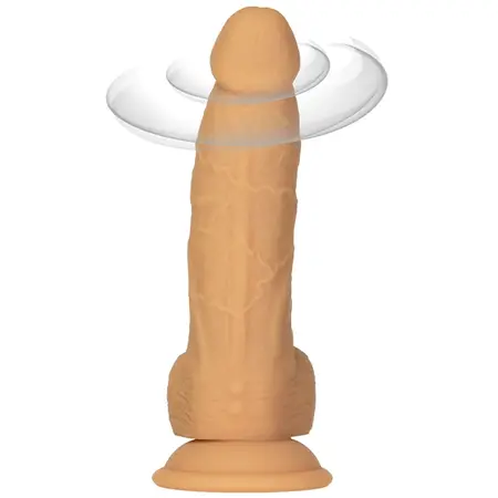BMS Factory Naked Addiction IncrediFeel Rotating Vibrating System 20cm Caramel