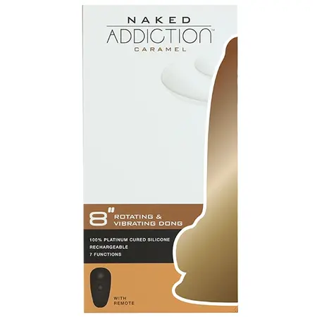 BMS Factory Naked Addiction IncrediFeel Rotating Vibrating System 20cm Caramel