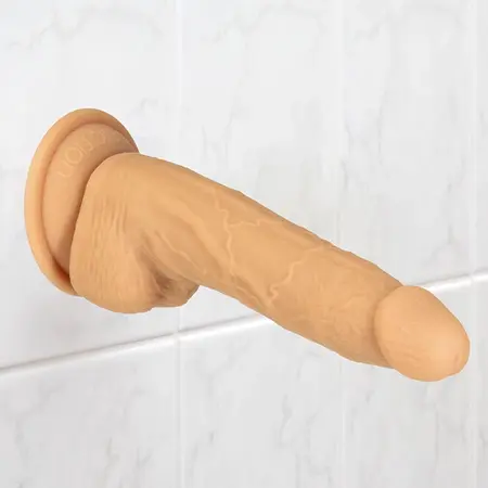 BMS Naked Addiction Dual Density Model 20cm Caramel Silicone System