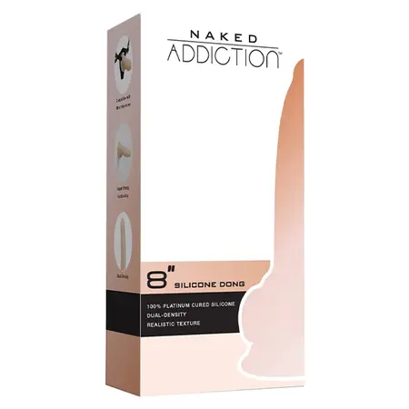 BMS Factory Naked Addiction Dual Density Model 20cm Vanilla Silicone