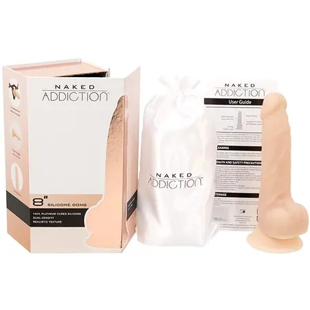 BMS Factory Naked Addiction Dual Density Model 20cm Vanilla Silicone