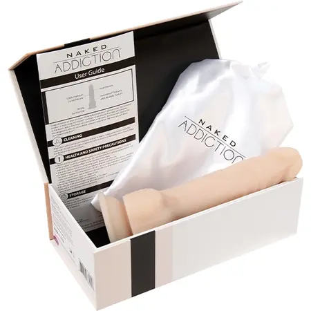 BMS Factory Naked Addiction Dual Density Model 20cm Vanilla Silicone