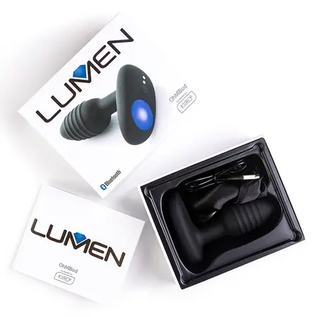 Kiiroo OhMiBod Lumen Black - Interactive Plug with LED & App Control