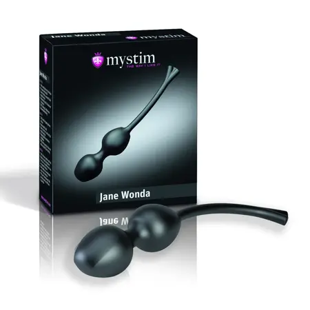 Mystim Jane Wonda Geisha Balls Duo Silicone EMS System, 19.6 cm