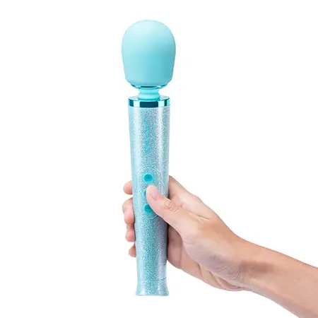 Le Wand Petite All That Glimmers Blue - Compact Rechargeable Wand Set