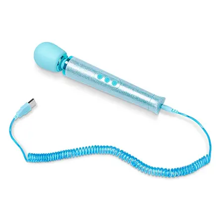 Le Wand Petite All That Glimmers Blue - Compact Rechargeable Wand Set