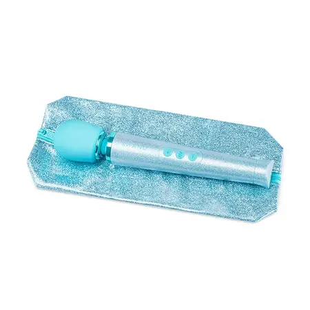 Le Wand Petite All That Glimmers Blue - Compact Rechargeable Wand Set