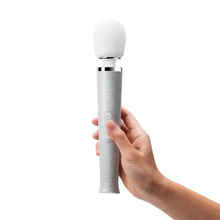 Le Wand Petite All That Glimmers White - Compact Rechargeable Wand Set