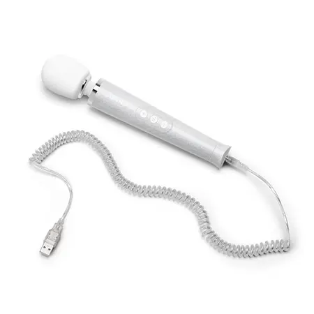 Le Wand Petite All That Glimmers White - Compact Rechargeable Wand Set