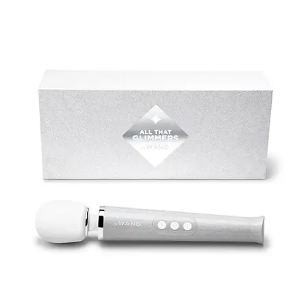 Le Wand Petite All That Glimmers White - Compact Rechargeable Wand Set