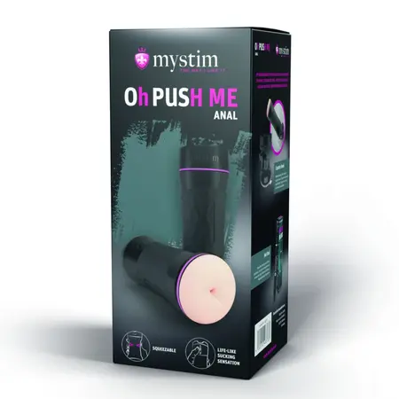 Mystim Oh Push Me Intimate Machine Anal Model, Adjustable Suction, 22cm