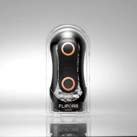 Tenga Flip Orb Strong Orange Crash Intimate Device - Firm Structure