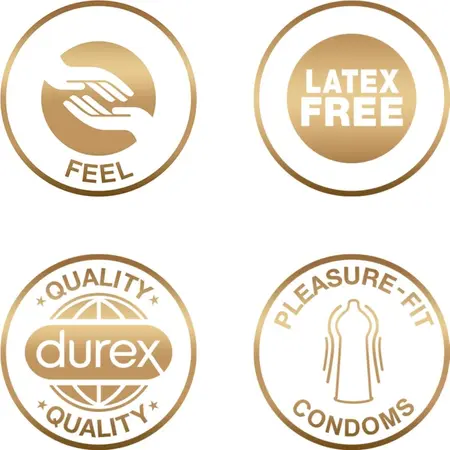 Durex Nude No Latex Ultra-Thin Protective Condoms 20 pcs
