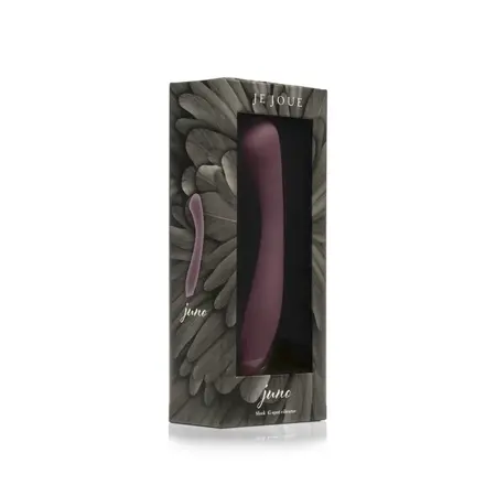 Je Joue Juno Intimate Wellness Device Purple - Curved Silicone, 5 Speeds