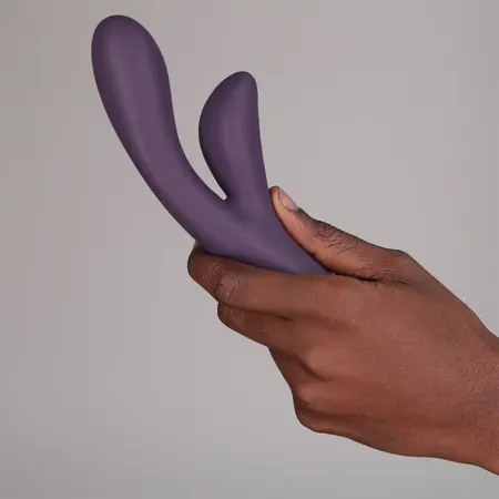 Je Joue Hera Purple - Dual-Action Silicone Intimate Machine, USB, Waterproof